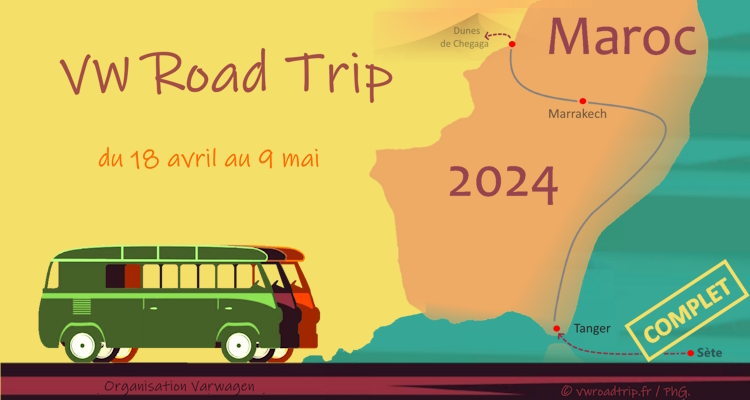 Road Trip Maroc 2024, du 18 avril au 9 mai 2024